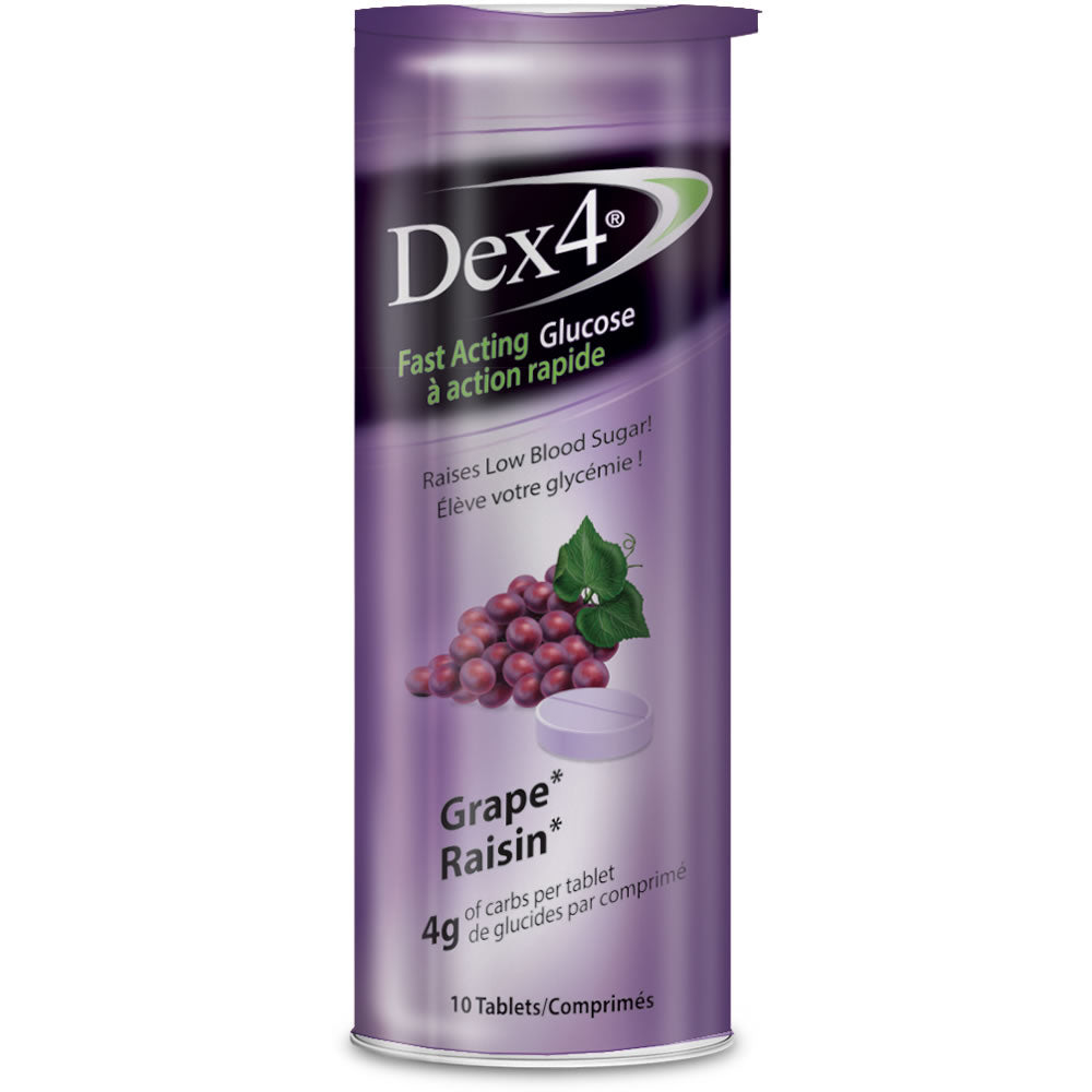 Dex4 Action Rapide Comprimé de Glucose - Saveurs assorties