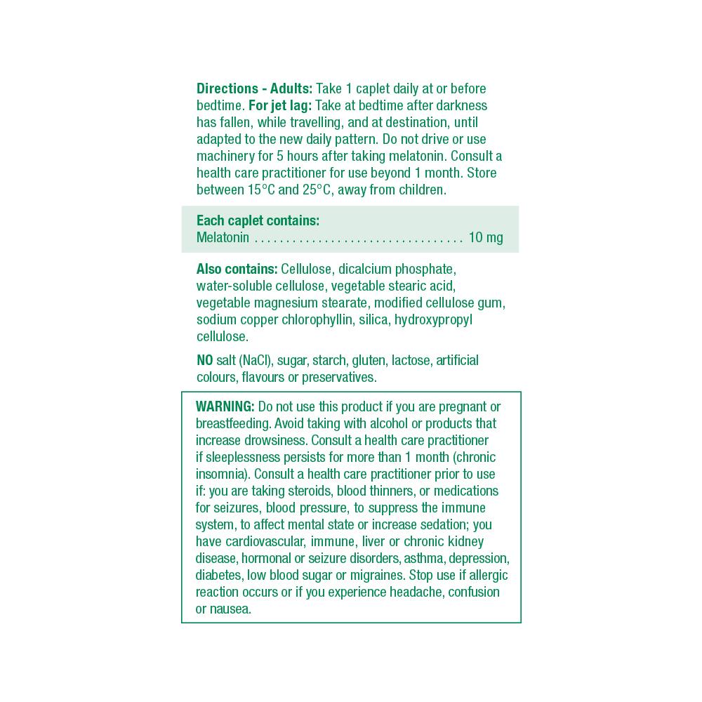 Jamieson Melatonin 10mg Timed Release