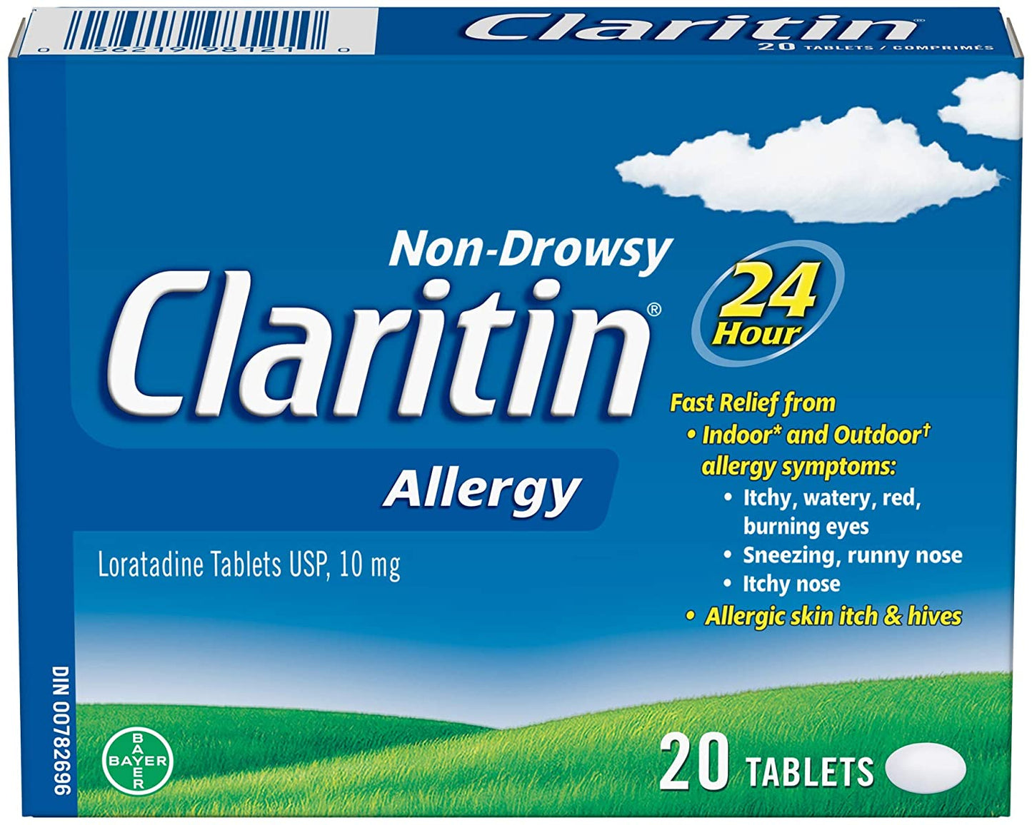Claritin - Comprimés antiallergiques sans somnolence