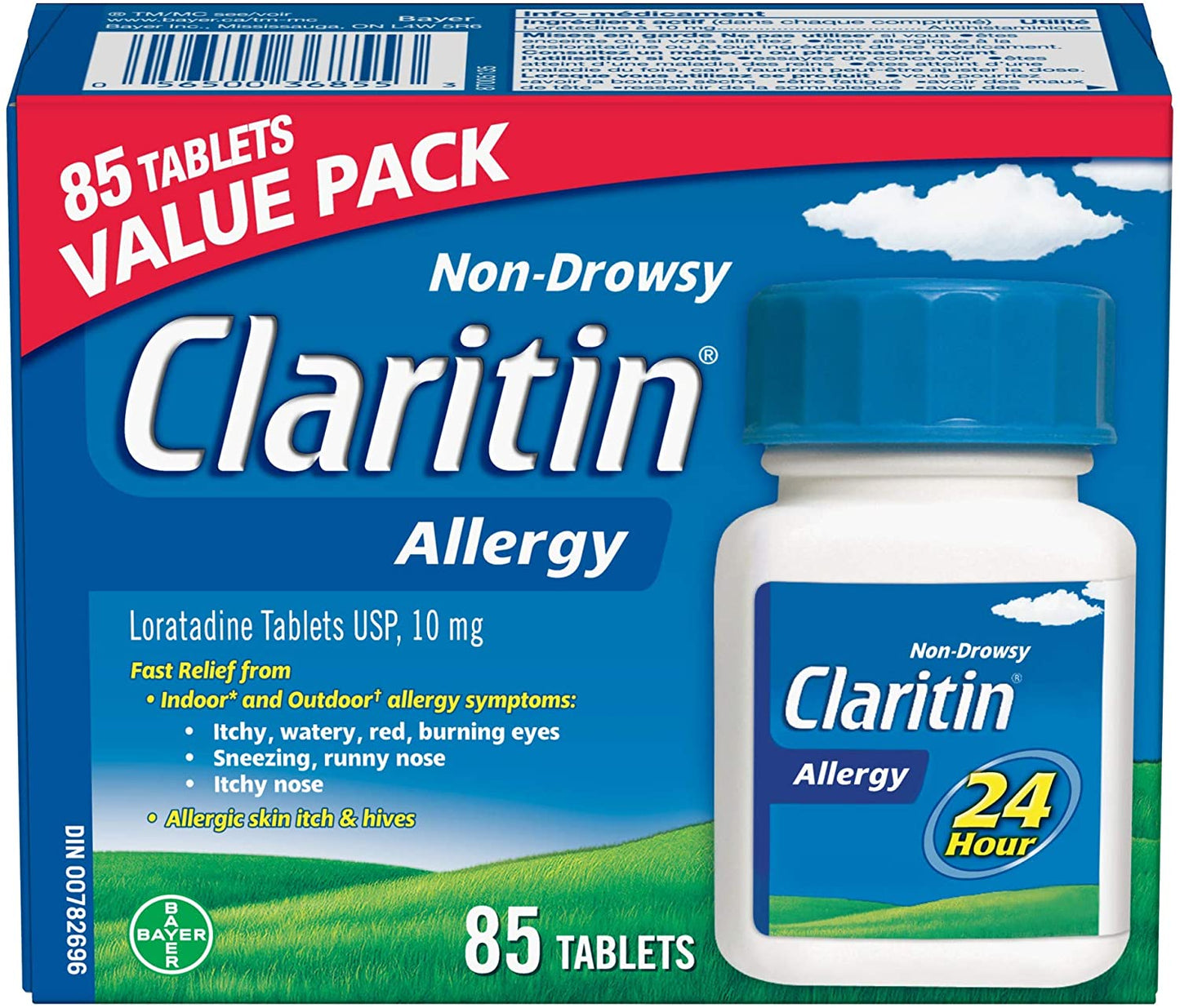 Claritin - Comprimés antiallergiques sans somnolence