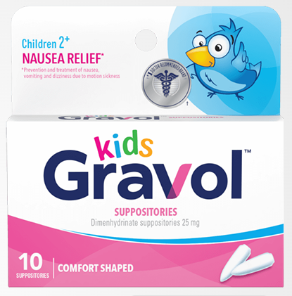 Gravol Suppositoire Enfants 25mg