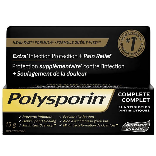 Polysporin Complete Antibiotic Ointment