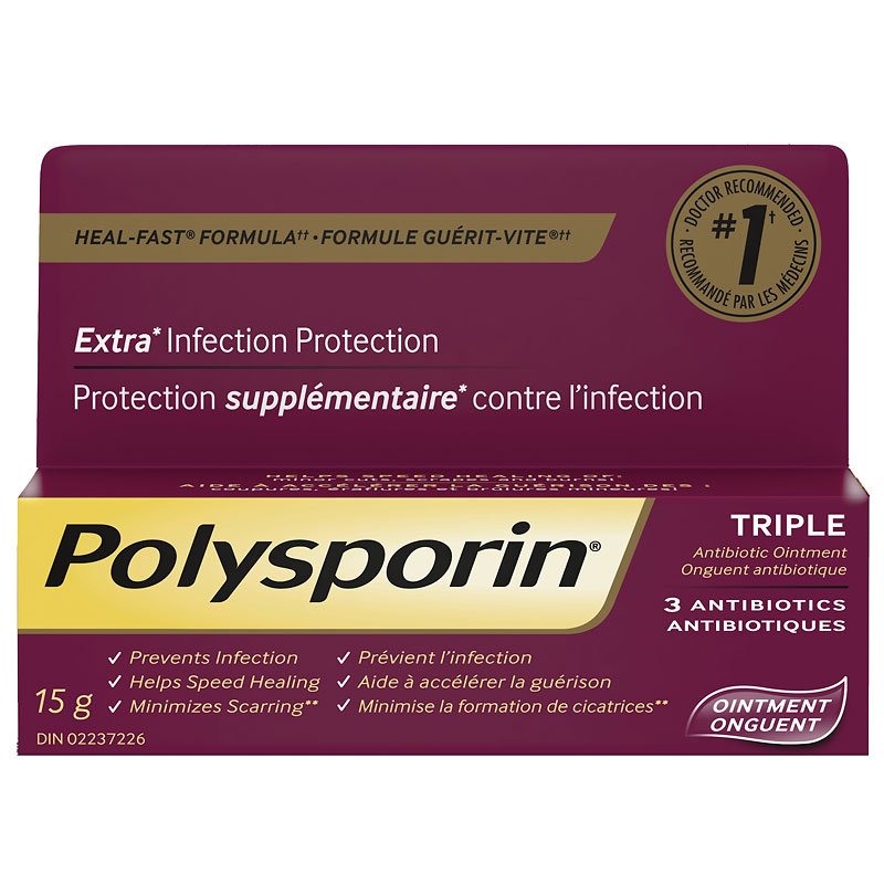 Polysporin triple onguent antibiotique