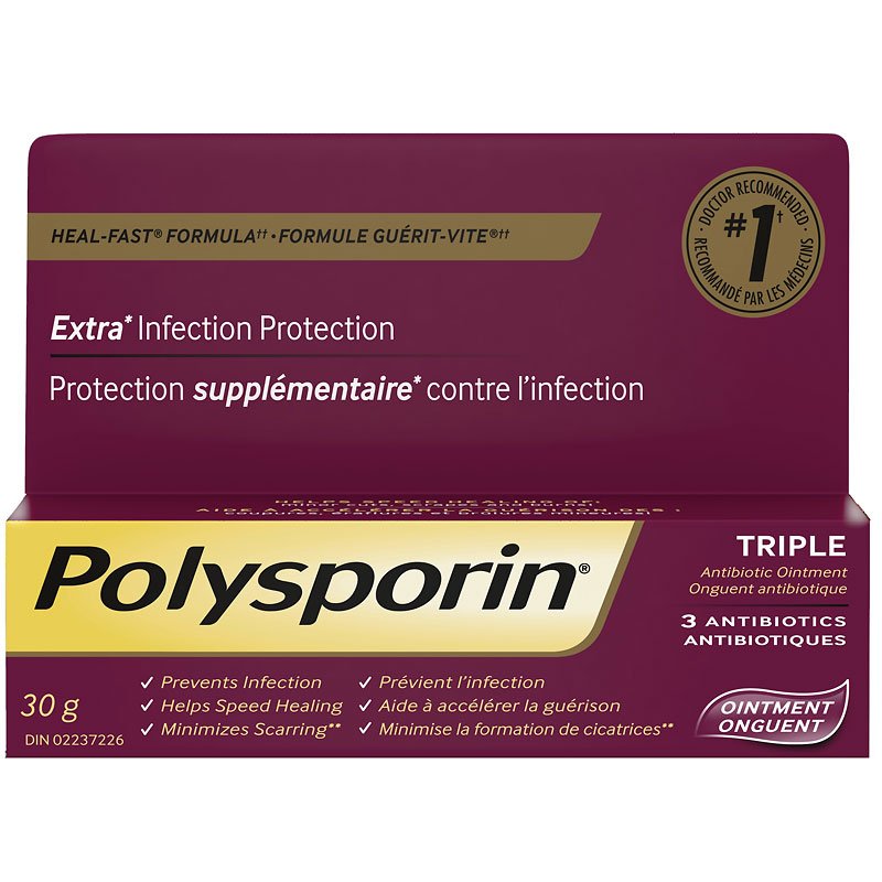 Polysporin triple onguent antibiotique