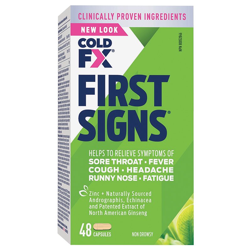 COLD-FX Premiers signes avec Échinacée et Andrographis