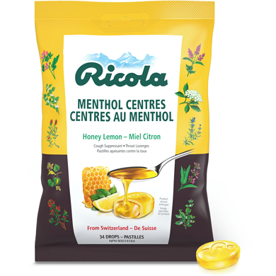 Ricola Thé vert avec Échinacée - Sans Sucre ajouté
