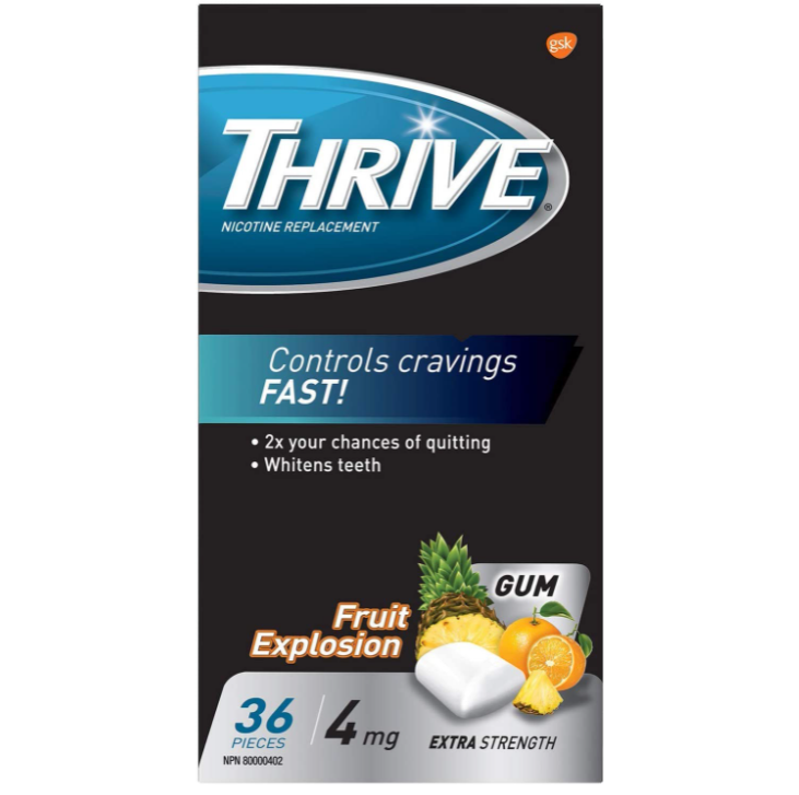 Thrive Nicotine Polacrilex Gum 4mg