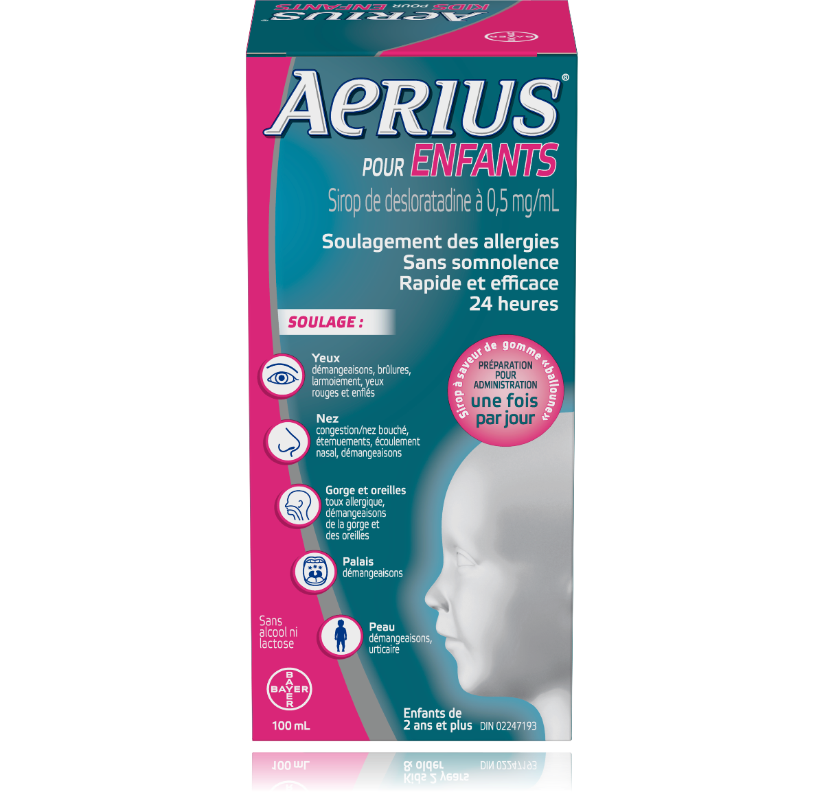 Aerius Sirop Allergie Enfants - Gomme Balloune 0.5mg/ml