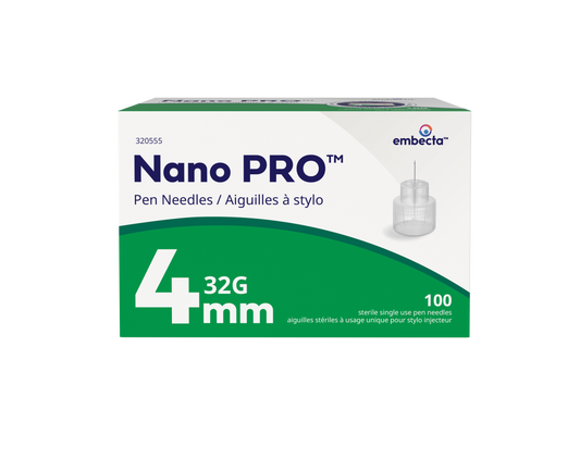 Embecta Nano™ PRO Pen Needles 4mm x 32G
