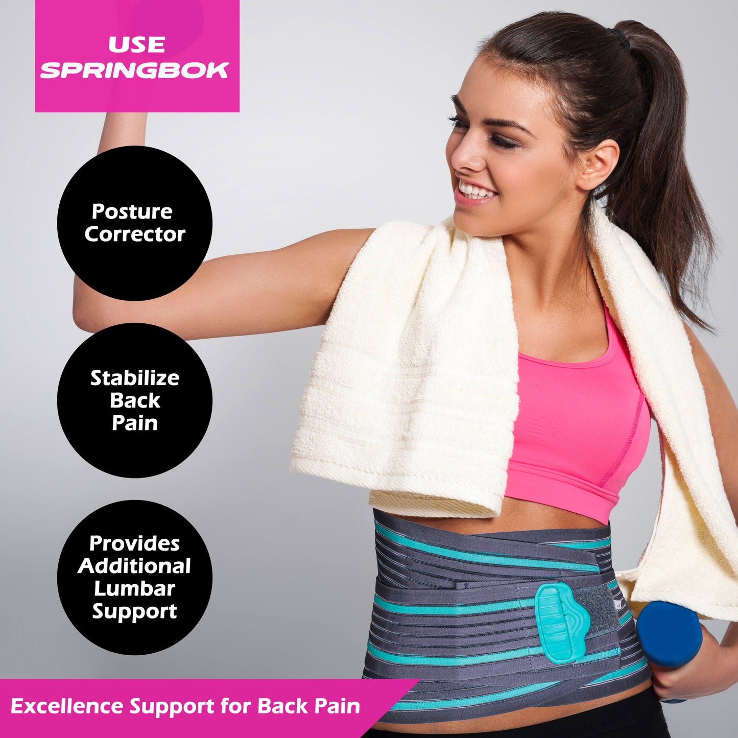 Springbok Abdominal Wrap Support Belt