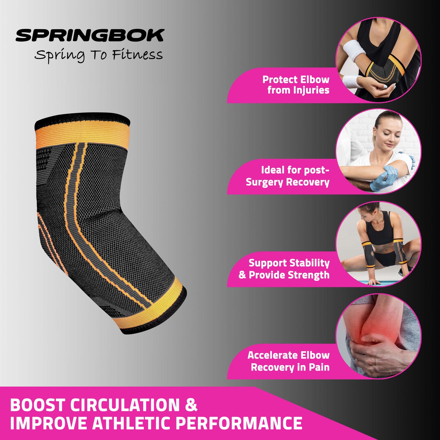 Springbok Elbow Brace Compression Support