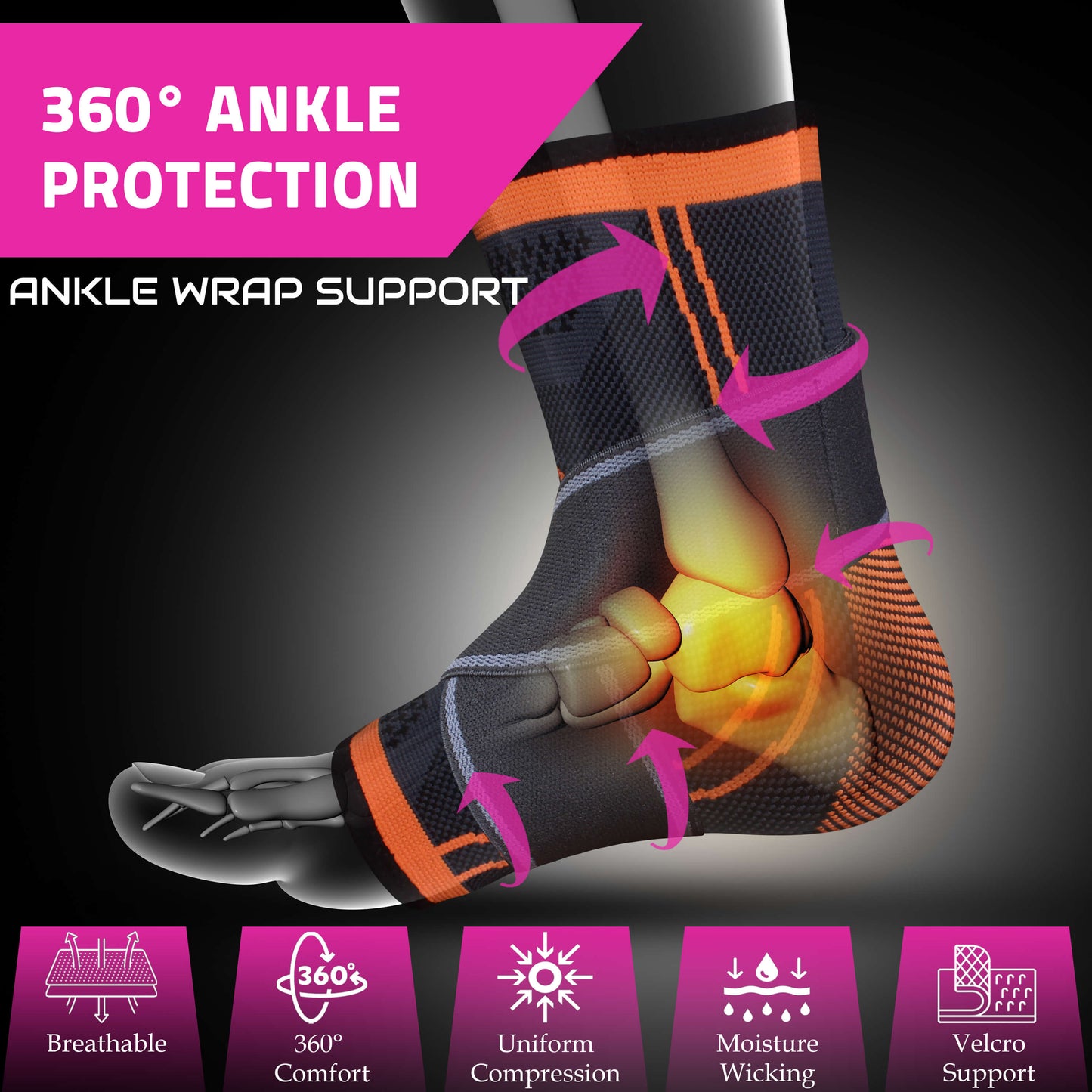 Springbok Ankle Support With Binder