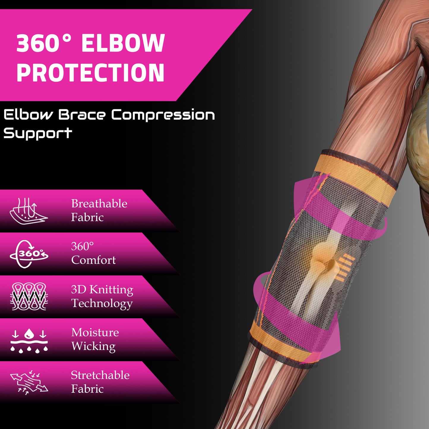 Springbok Elbow Brace Compression Support