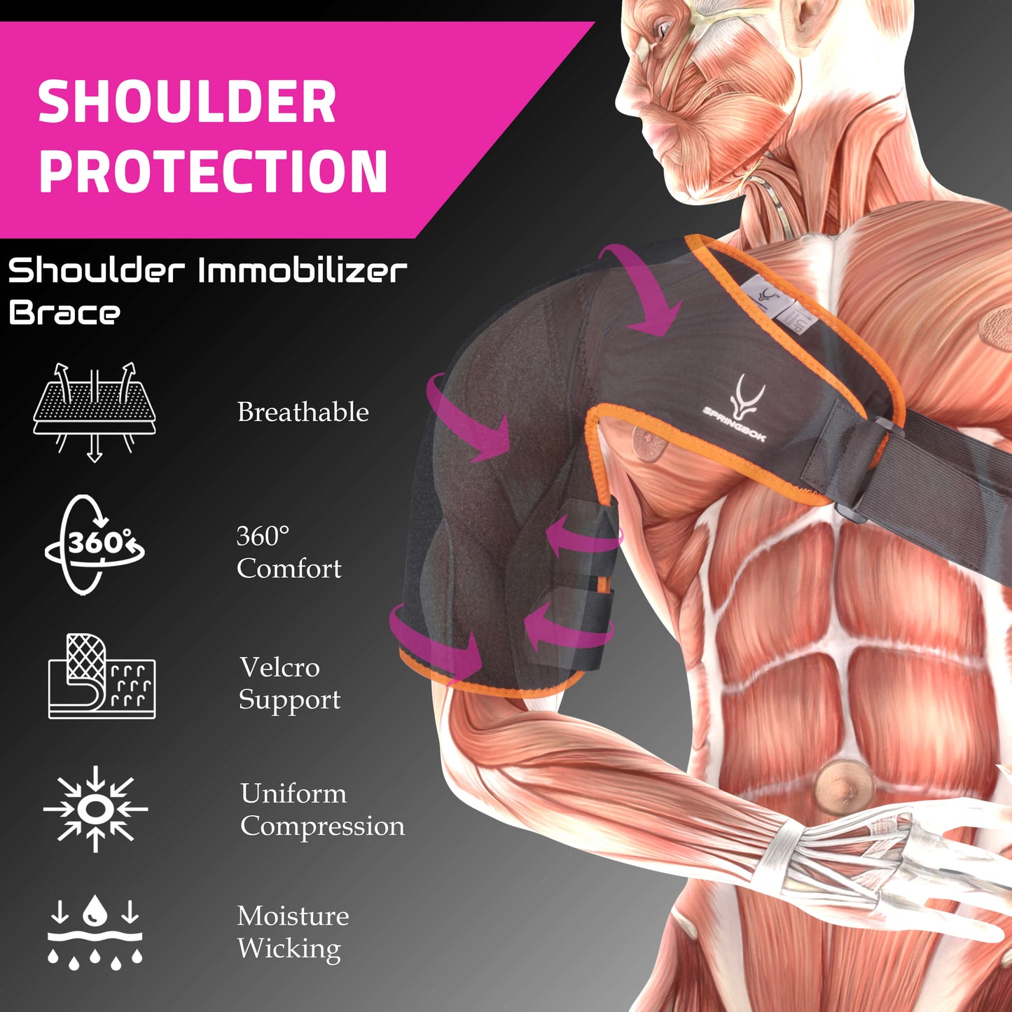 Springbok Shoulder Immobilizer Brace