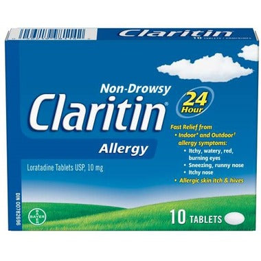 Claritin - Comprimés antiallergiques sans somnolence