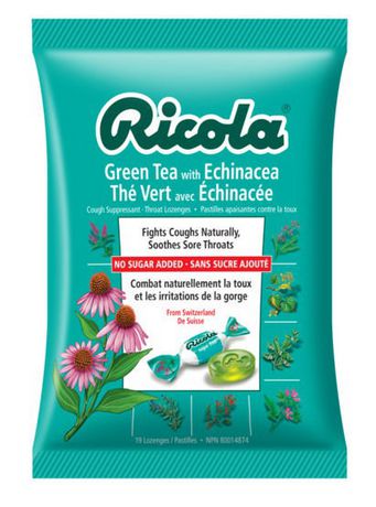 Ricola Green Tea with Echinacea - No Sugar Added