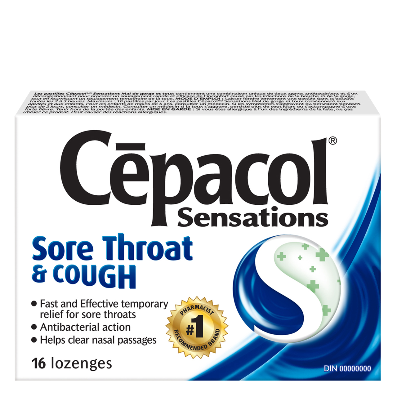 Cepacol Sensations Sore Throat & Cough Lozenges
