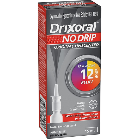 Drixoral No-Drip Original Unscented Nasal Decongestant