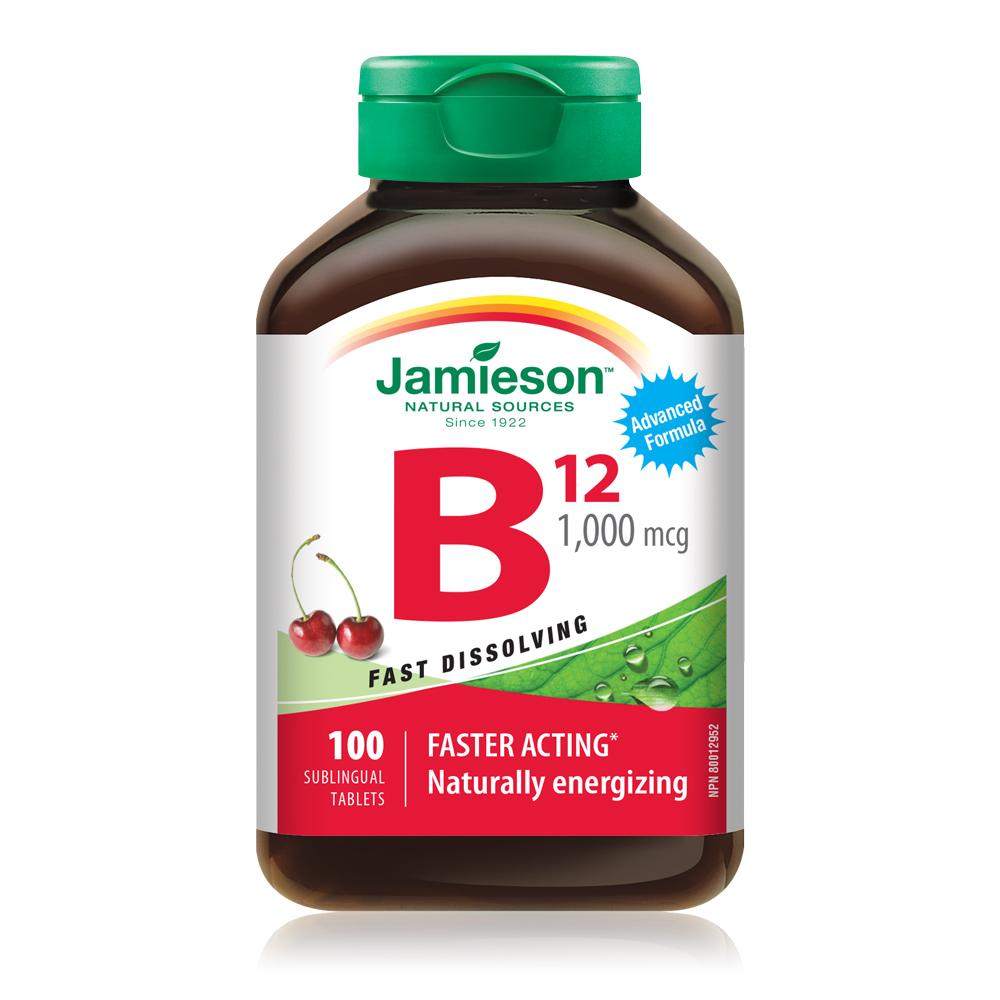 Jamieson Vitamin B12 1000mcg Fast Dissolving