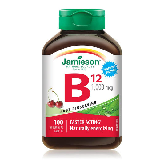 Jamieson Vitamin B12 1000mcg Fast Dissolving