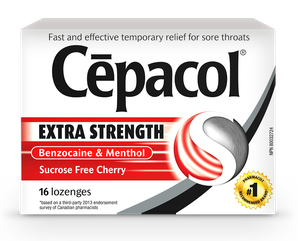 Cepacol Pastille Cerise Extra Fort Sans Saccharose