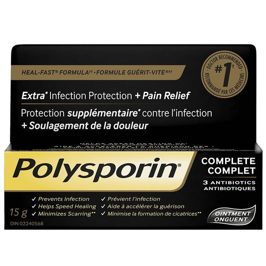 Polysporin Complete Antibiotic Ointment