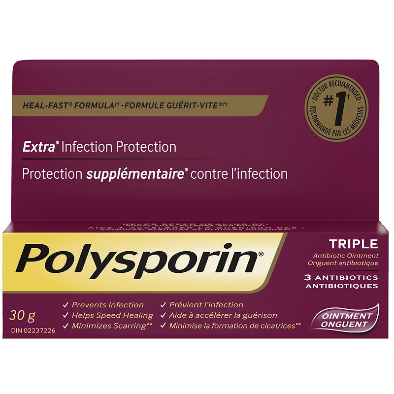 Polysporin triple onguent antibiotique 