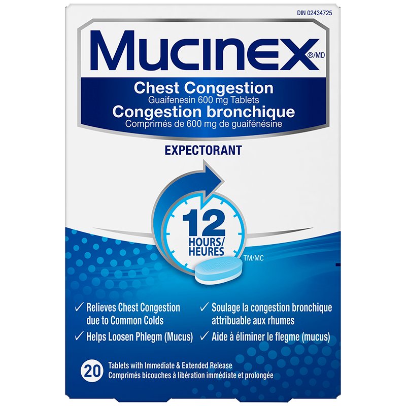 Mucinex Expectorant Cough & Cold Tablets