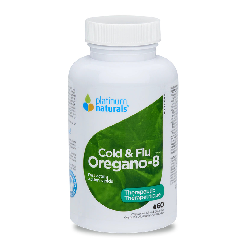 Platinum Naturals Cold & Flu Oregano 8