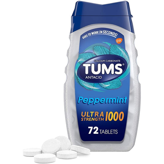 Tums Ultra Strength Antacid Calcium Tablets