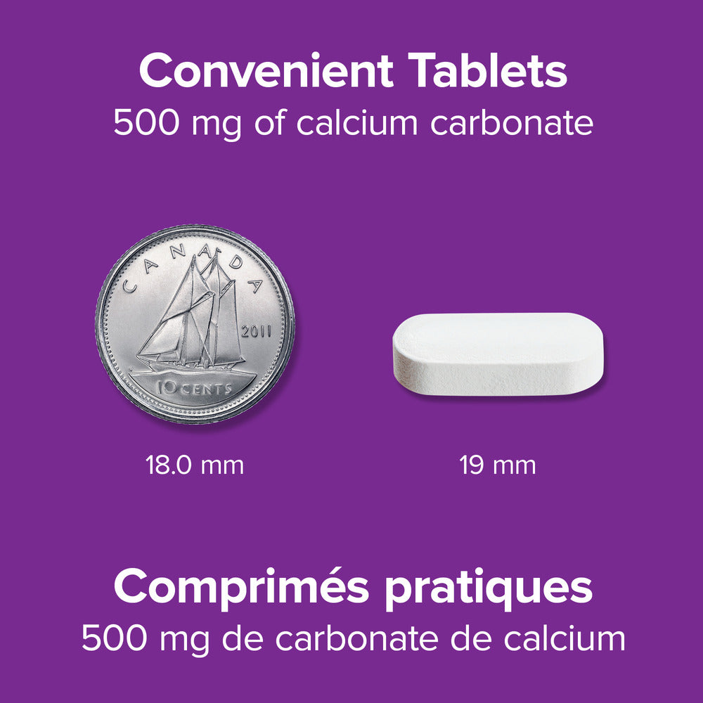 Webber Naturals Calcium Carbonate 500 mg